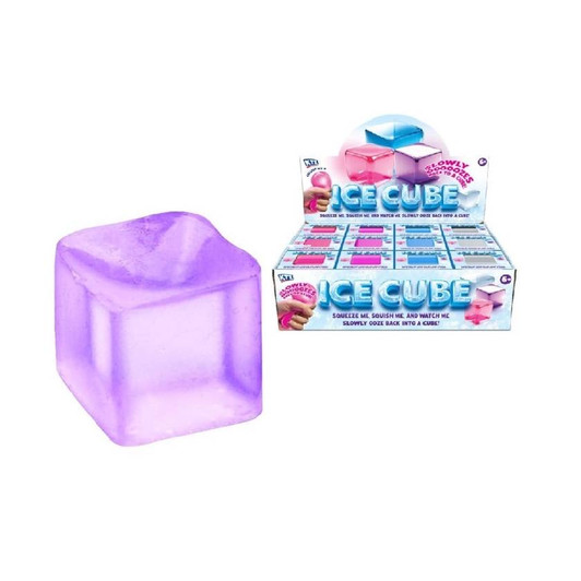 Ice Cubes Assorted Colours Baby Nice Ice Cube | Mini Square Stress Fidget Toy