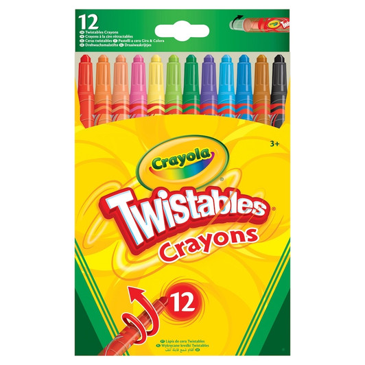 12 Twistable Crayons
