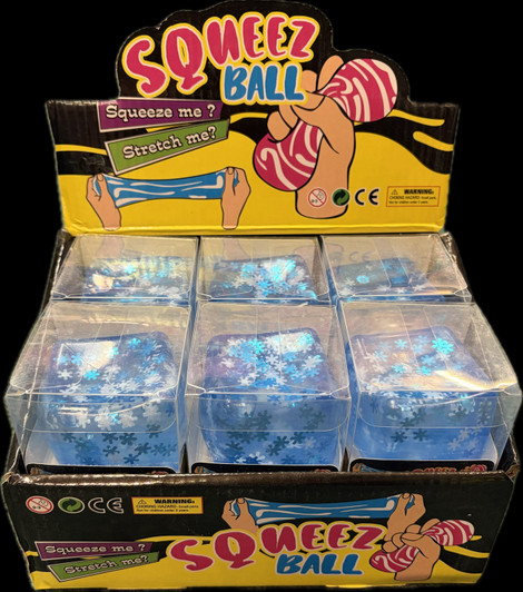 Squeezable Cubes Stress Relief Balls Textured