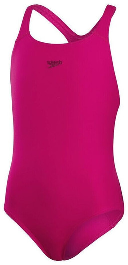 Speedo ECO Endurance+ Medalist Teen Swimsuit (Pink, 13-14 Years / 32")