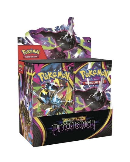 Pokemon TCG - Mega Evolution Pitch Black Booster Box Factory Sealed