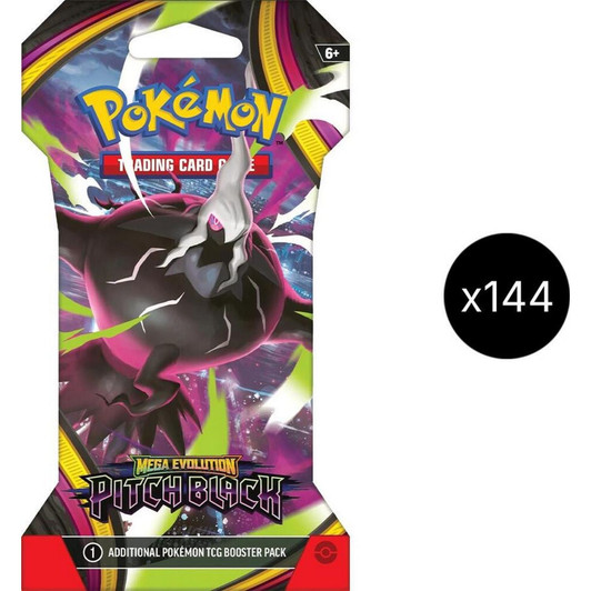 Pitch Black Sleeved Booster Packs