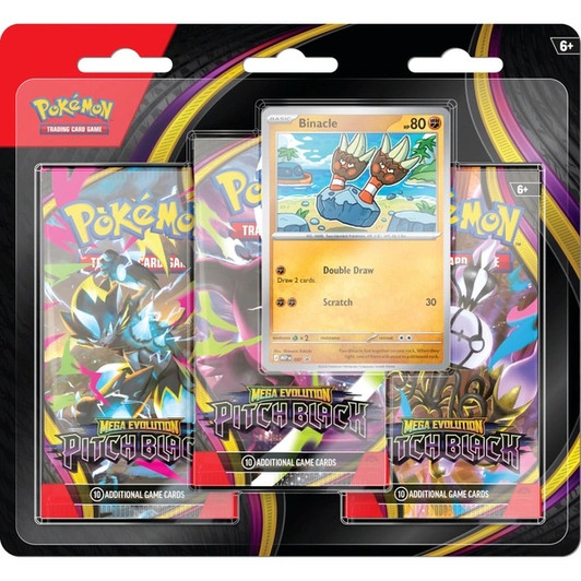 Pokemon TCG: Mega Evolution Pitch Black - 3 Pack