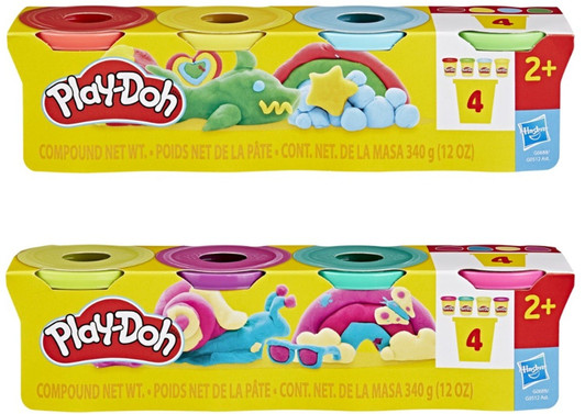 Play Doh Classic 4 Pack - Asst