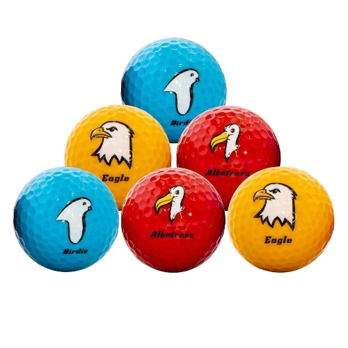 Longridge Under Par Golf Balls (Assorted, Pack of 6)
