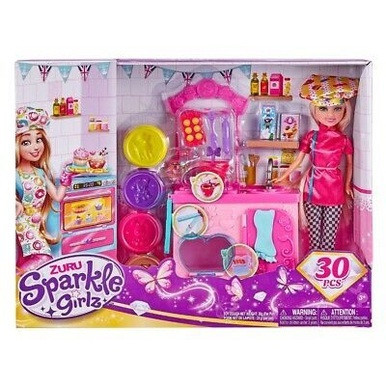 Zuru Sparkle Girlz Bake Off Toy Dough Kitchen