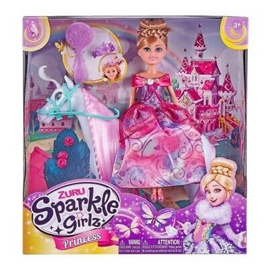 Zuru Sparkle Girlz Princess Doll with Royal Horse