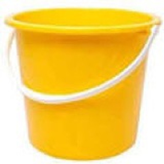 Yel Large Round Plain Bucket