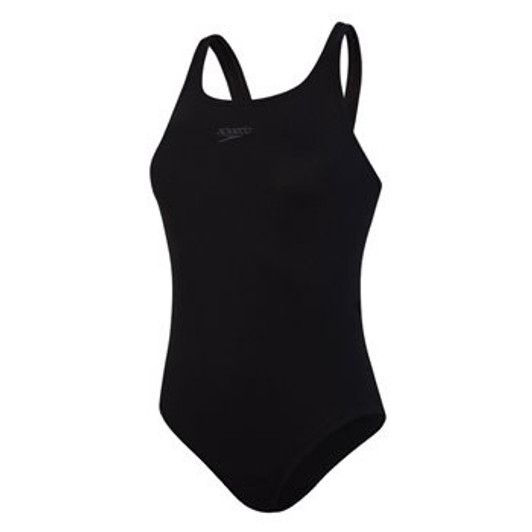 Speedo Endurance+ Medalist Swimsuit (Black, 40")