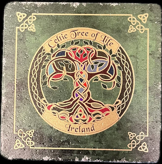 Tree Of Life Stone Effect Coaster Tree