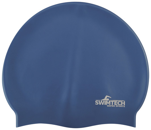 SwimTech Silicone Swim Cap (Royal)