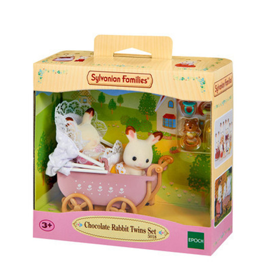 Chocolate Rabbit Twins Set