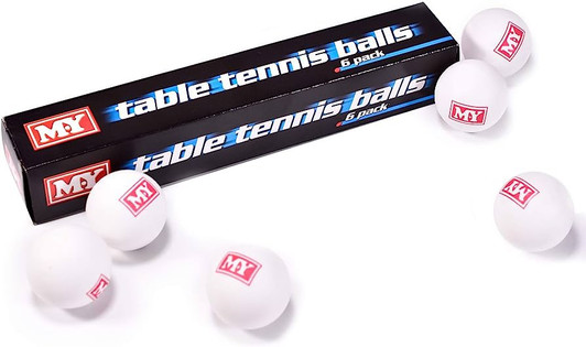 Pack Of 6 Table Tennis Balls