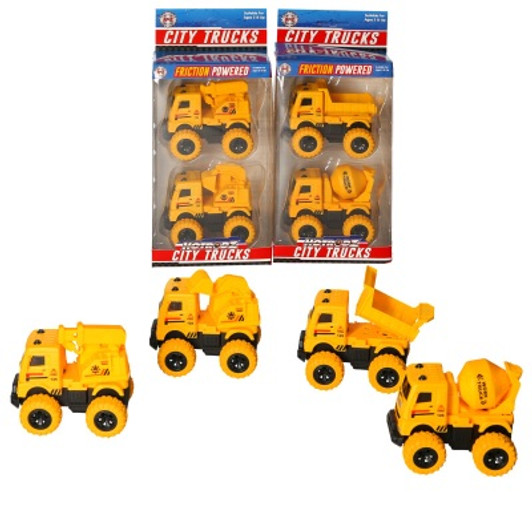 Contruction Truck Friction 2Pcs (2Asstd)