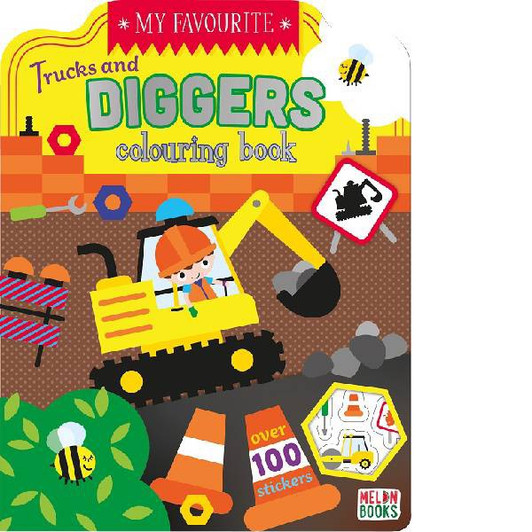 Diggers Colouring Book