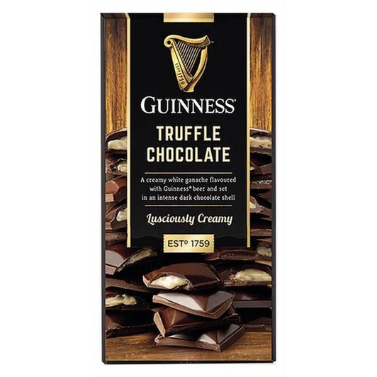 Guinness Luxury Dark Chocolate Truffle Bar 90G