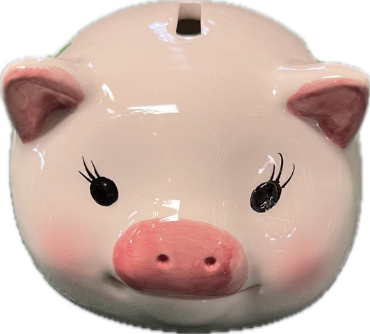 Ceramic Piggy Bank - Small