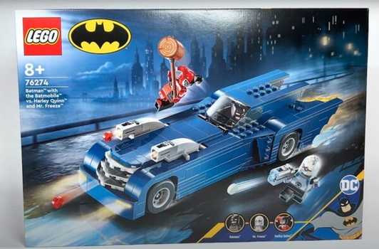 LEGO Batman with the Batmobile vs. Harley Quinn and Mr. Freeze