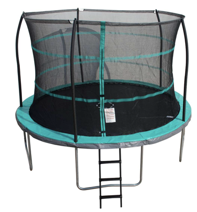 12 Ft Trampoline with enclosure and anchor kit
