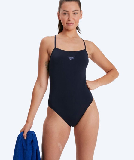 Speedo Eco Endurance+ Thinstrap Swimsuit (32", Navy)