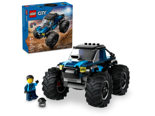 LEGO City Blue Monster Truck Racing Toy 60402