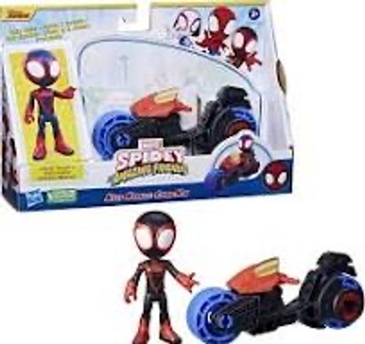 Spidey & Friends - Figure & Motorcycle - Asst.