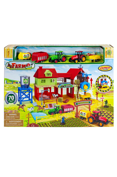 Express Wheels 70 Piece Farmhouse Playset