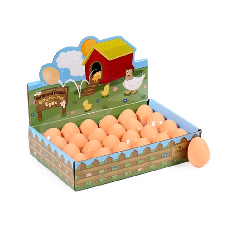Bouncing Rubber Egg (Card Display)