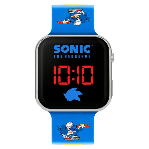 Sonic The Hedgehog Printed Strap LED  Watch