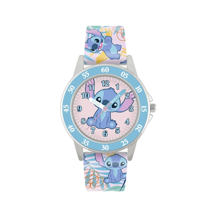 Stitch Printed Strap Time Teacher Watch