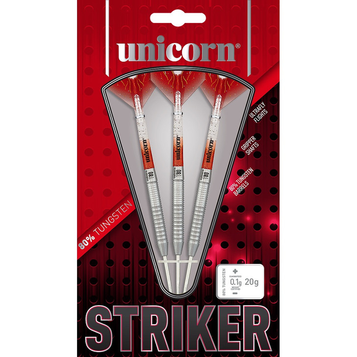 Unicorn Striker 80% Tungsten Darts (23g)