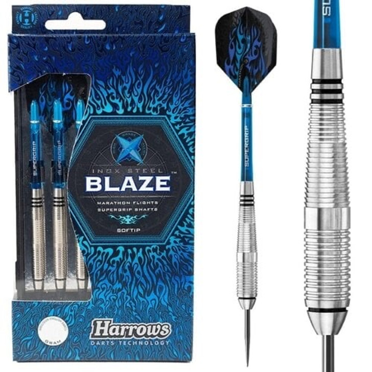 Harrows Blaze Inox Steel Darts (22g)