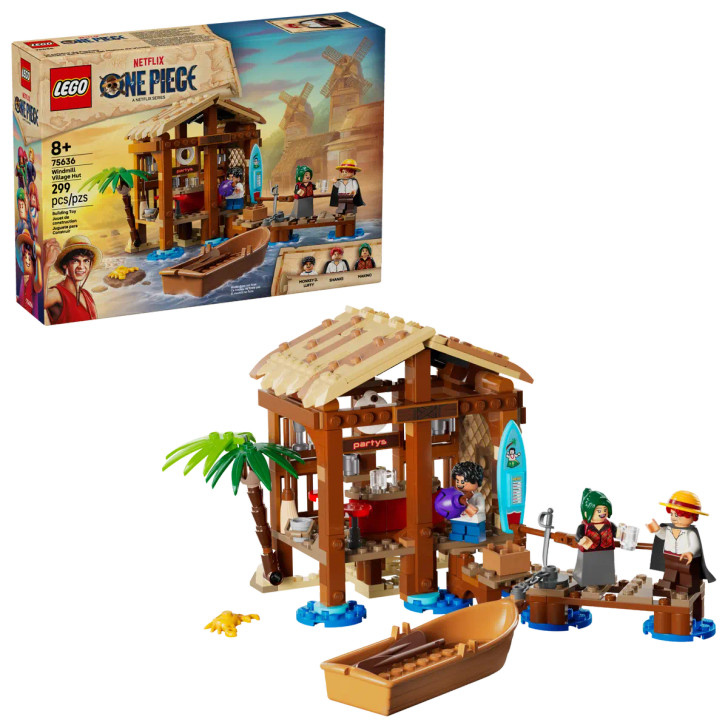 LEGO ONE PIECE Windmill Village Hut Toy 75636