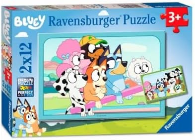 Ravensburger Bluey 2 x 12 Piece Jigsaw Puzzles