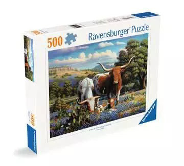 Ravensburger Loving Longhorns Jigsaw Puzzle – 500 Pieces