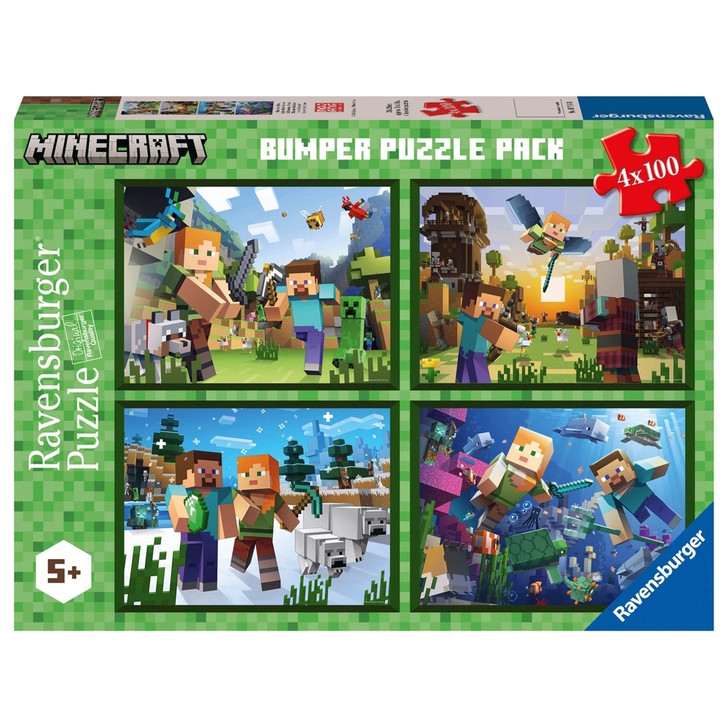 Ravensburger Minecraft Jigsaw Puzzle – 100 Pieces