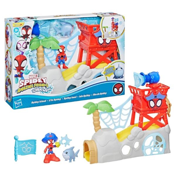 Spidey And His Amazing Friends Water Webs Spidey Island Playset