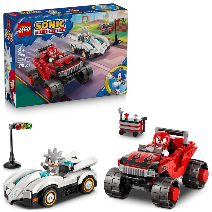 LEGO Sonic the Hedgehog Silver’s Car vs Knuckles’ Mech