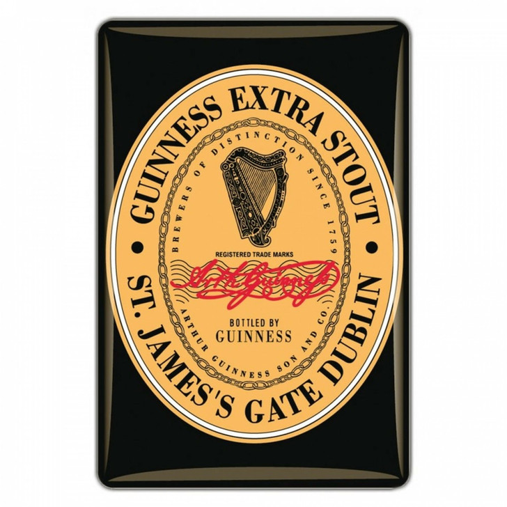 Guinness Extra Stout Resin Magnet (Black Back)