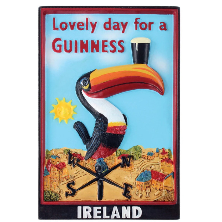 Guinness Resin Magnet Toucan Weathervane