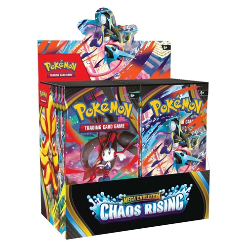 Pokémon TCG: Mega Evolution - Chaos Rising Booster Packs Box (36 English Packets in Sealed Box)