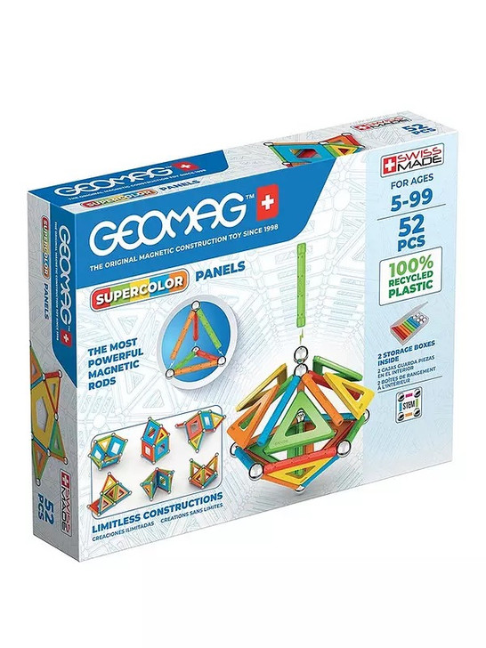 Geomag - Supercolor Panels - 52 Pieces