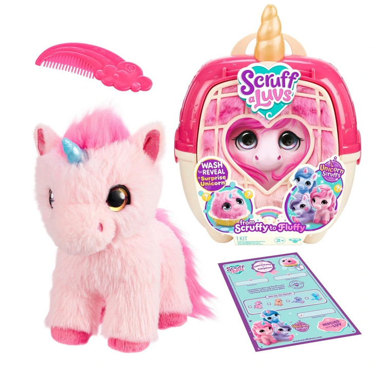 ScruffaLuvs Plush Pet Unicorn Scruffs Single Pack Assortment