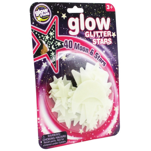 Glow Glitter Stars