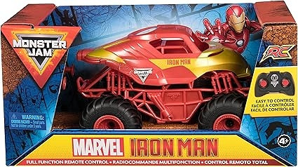 Monster Jam Marvel Iron Man 1:24 Remote Control Truck