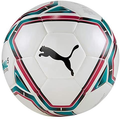 Puma Final 6 MS Training Football (5, White/Blue/Black)