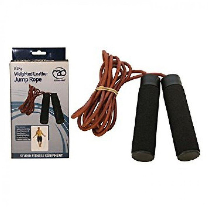 Fitness Mad Leather Weighted Rope 3m