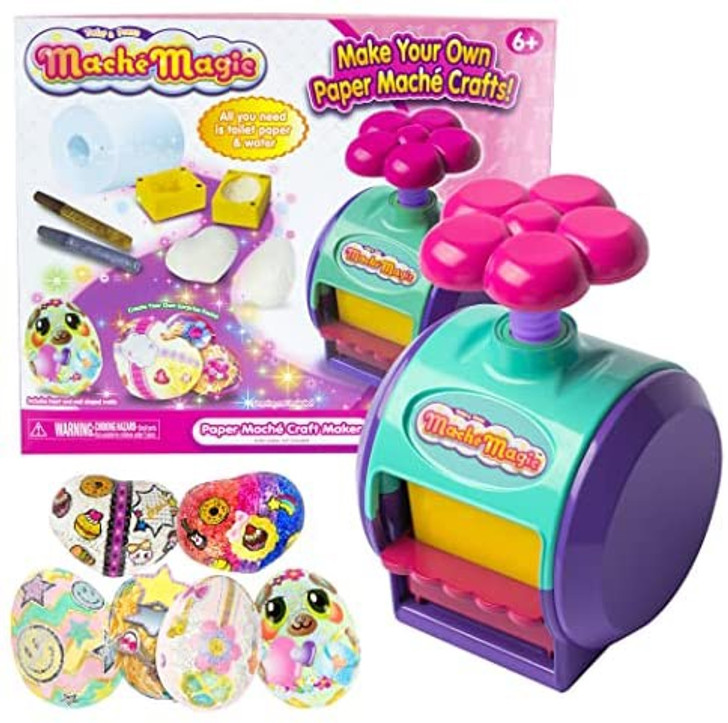 TOMY Mache Magic Craft Kit for Creative Play, Arts & Crafts DIY Kit for Ages 6+