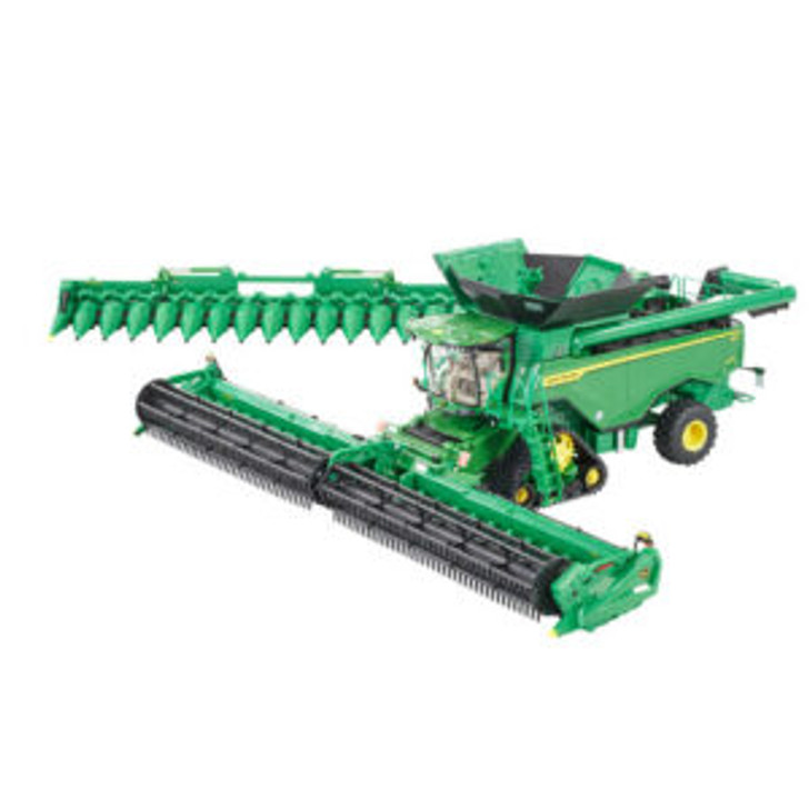 Britains 1/32 John Deere X9 1100 75th Anniversary Tracked Combine with Both Heads, ERTL Prestige Collection