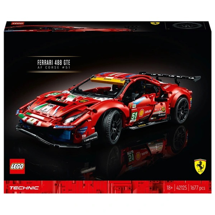 LEGO TECHNIC Ferrari 488 GTE AF Corse 51 Racing Car